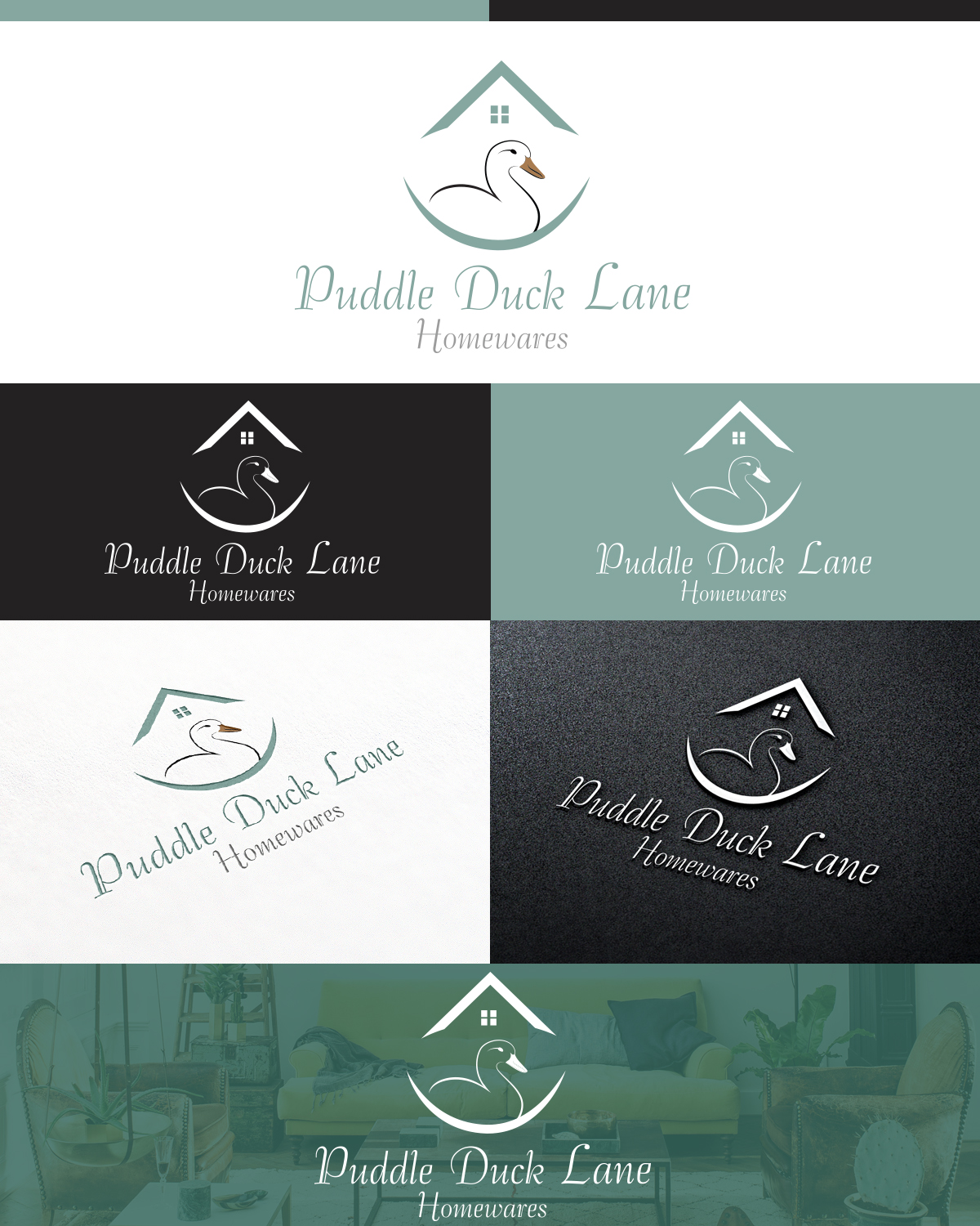 Logo-Design von DG für Puddle Duck Lane Homewares | Design #10714156
