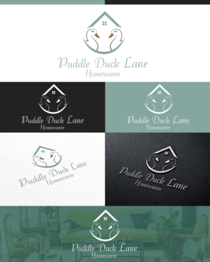 Logo Design by DG for Puddle Duck Lane Homewares | Design: #10714158