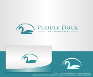 Logo Design by alvinnavarra for Puddle Duck Lane Homewares | Design: #10672327