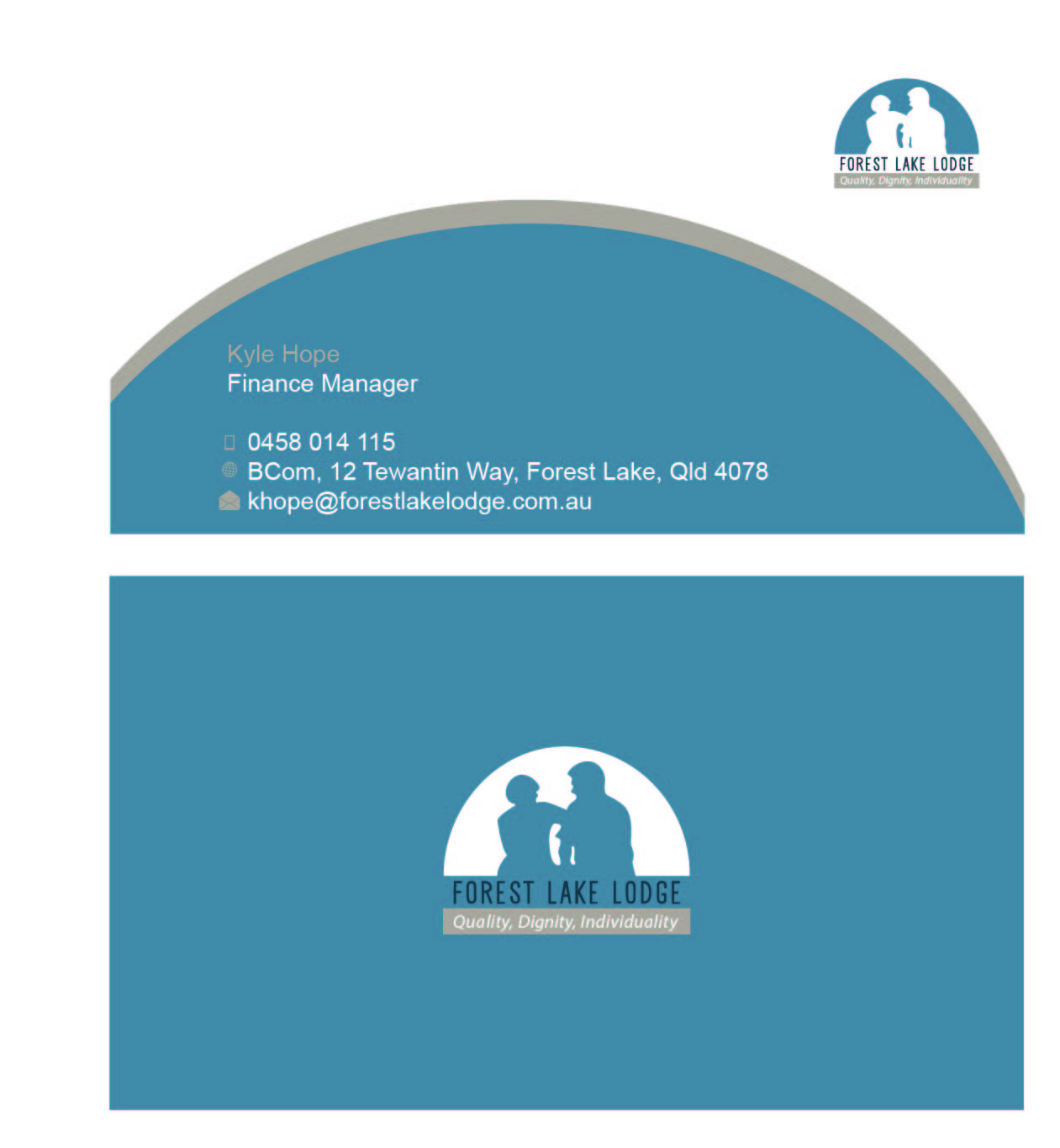 Diseño de Tarjeta de Presentación por Andrea para Forest Lake Lodge | Diseño #10666004