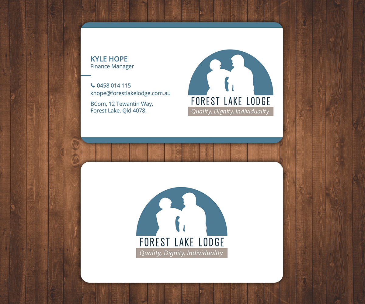 Business Card Design by Stylez Designz for Forest Lake Lodge | Design #10668892