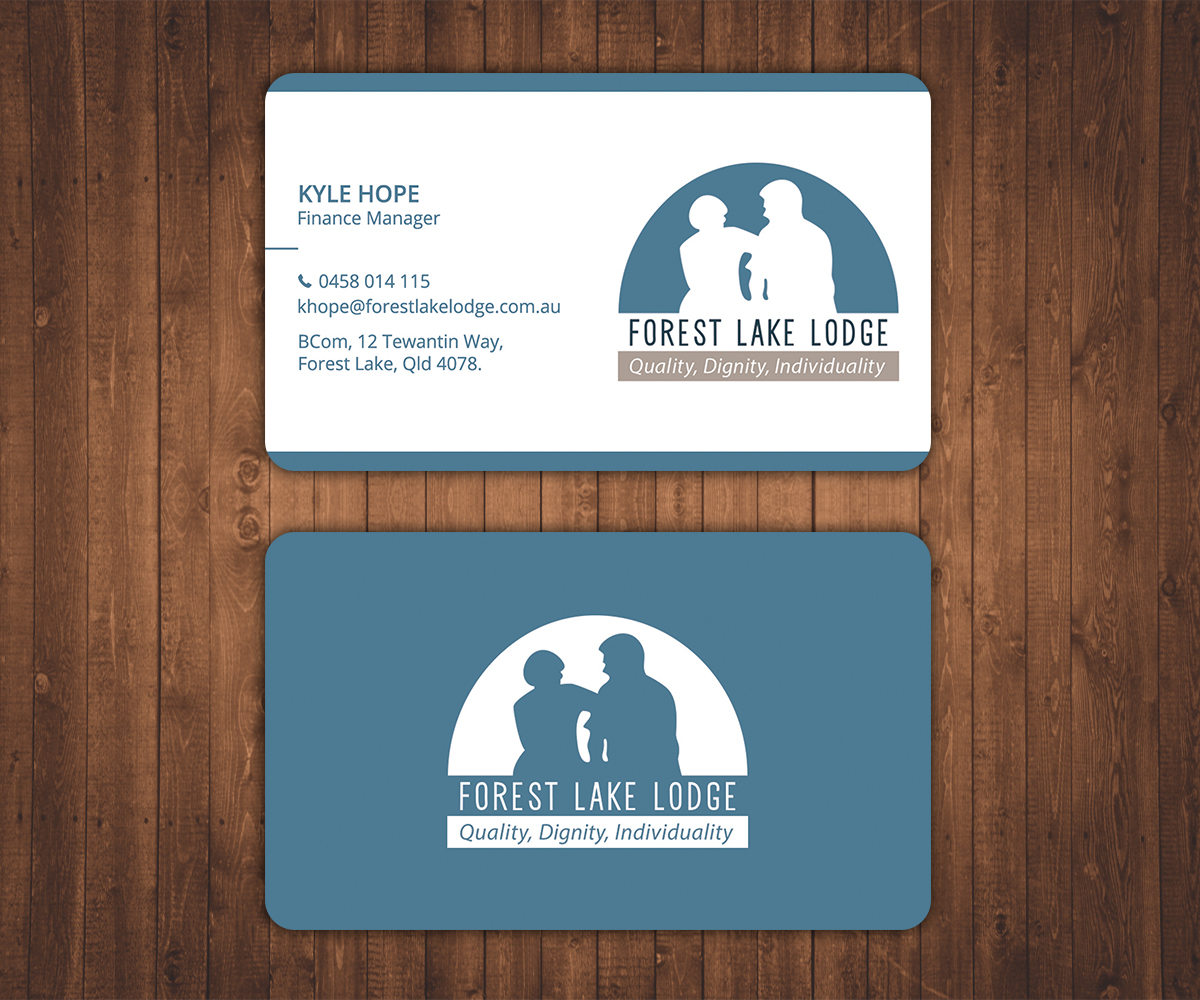 Business Card Design by Stylez Designz for Forest Lake Lodge | Design #10668893