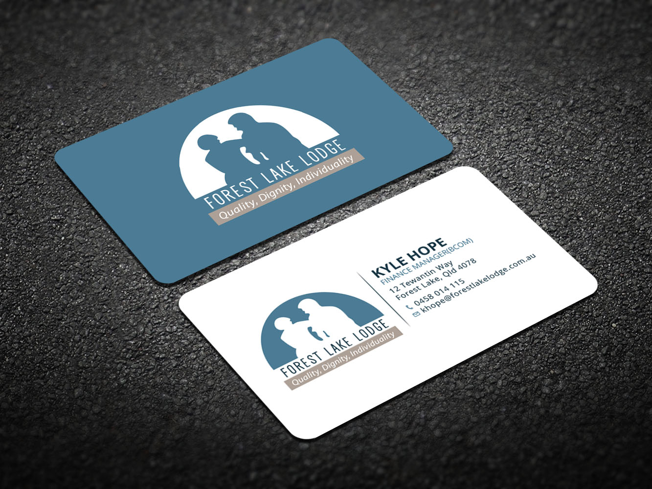 Visitenkarten-Design von Verified artistry für Forest Lake Lodge | Design #10649157