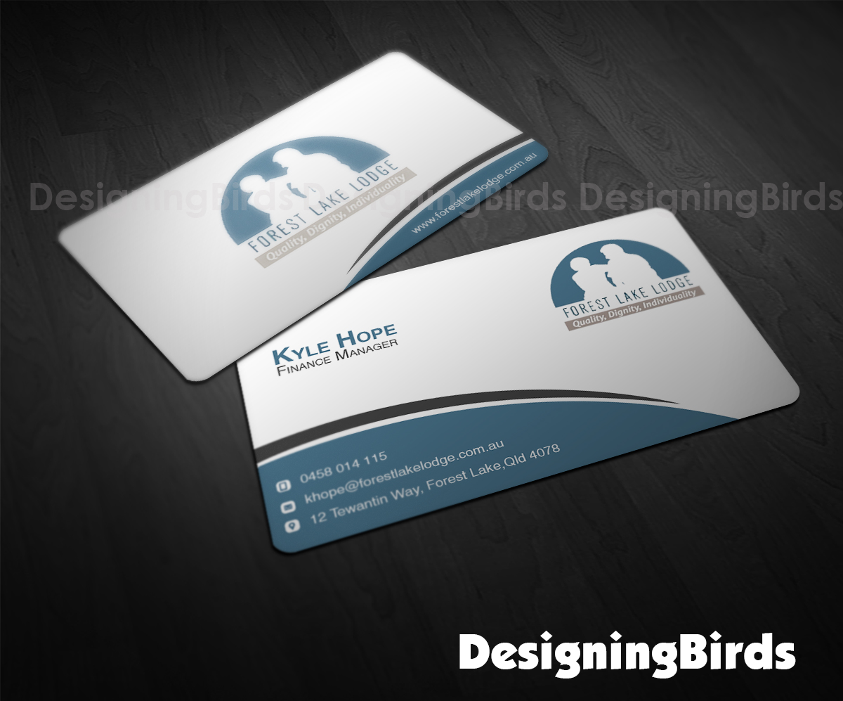 Design de Carte de Visite par Designing Birds pour Forest Lake Lodge | Design #10640010