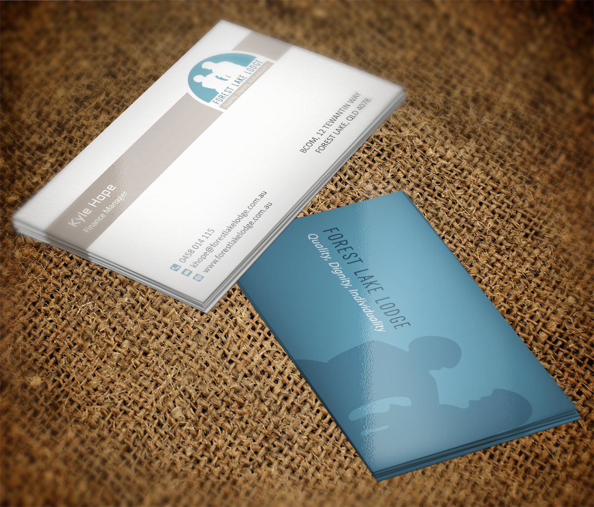 Diseño de Tarjeta de Presentación por Grafactory para Forest Lake Lodge | Diseño #10661034