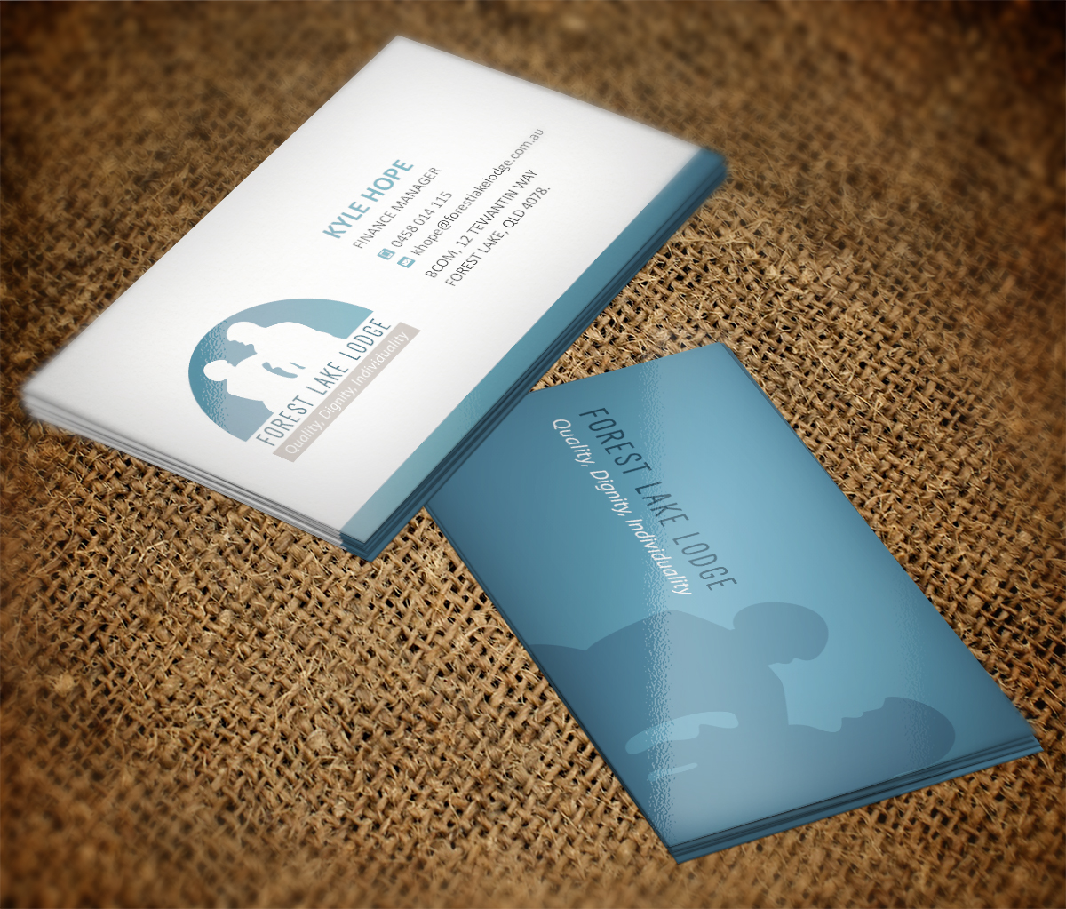 Business Card Design by Grafactory for Forest Lake Lodge | Design #10661989