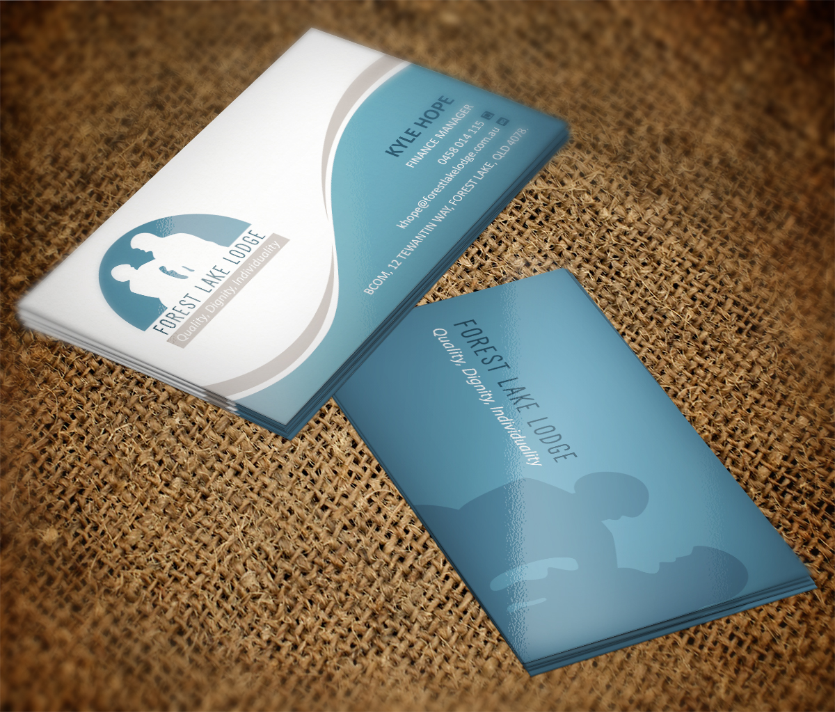 Design de Carte de Visite par Grafactory pour Forest Lake Lodge | Design #10662140