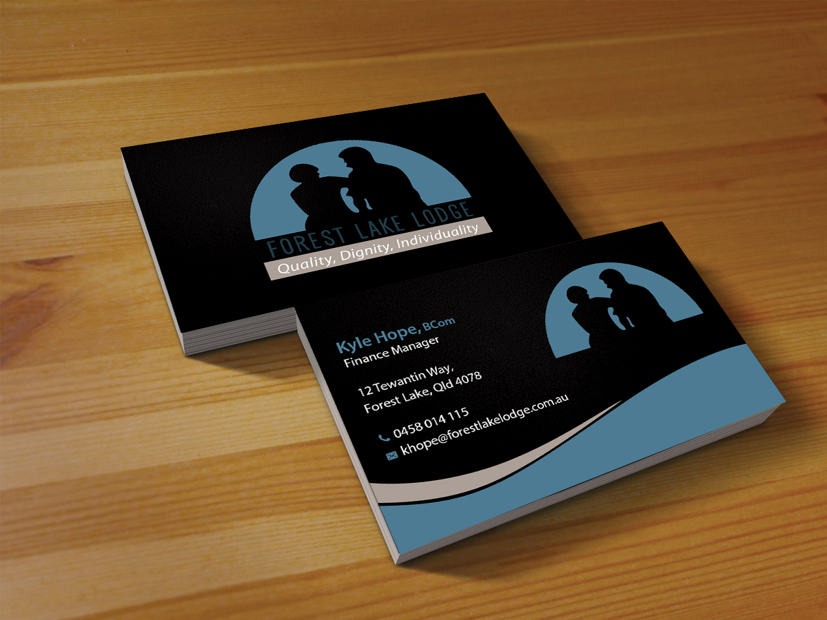 Business Card Design by Creations Box 2015 for Forest Lake Lodge | Design #10655631