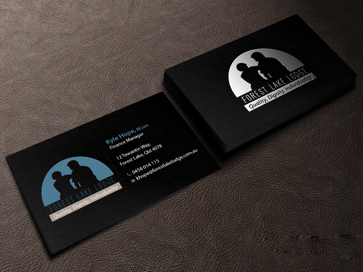 Business Card Design by Creations Box 2015 for Forest Lake Lodge | Design #10655632