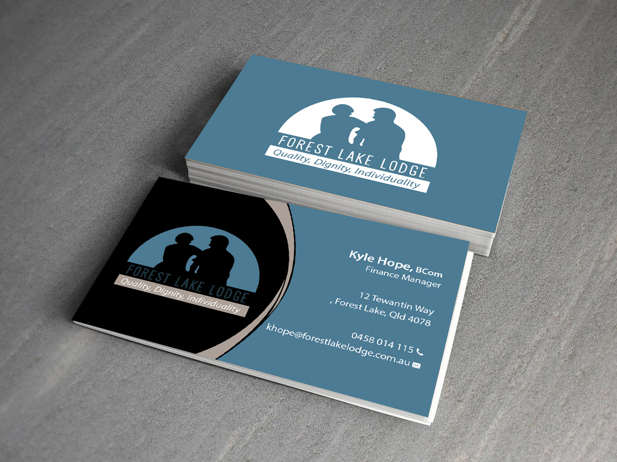 Business Card Design by Creations Box 2015 for Forest Lake Lodge | Design #10655633