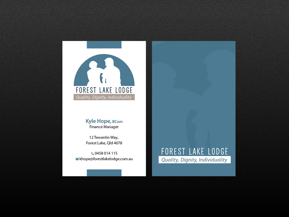 Business Card Design by Creations Box 2015 for Forest Lake Lodge | Design #10655635