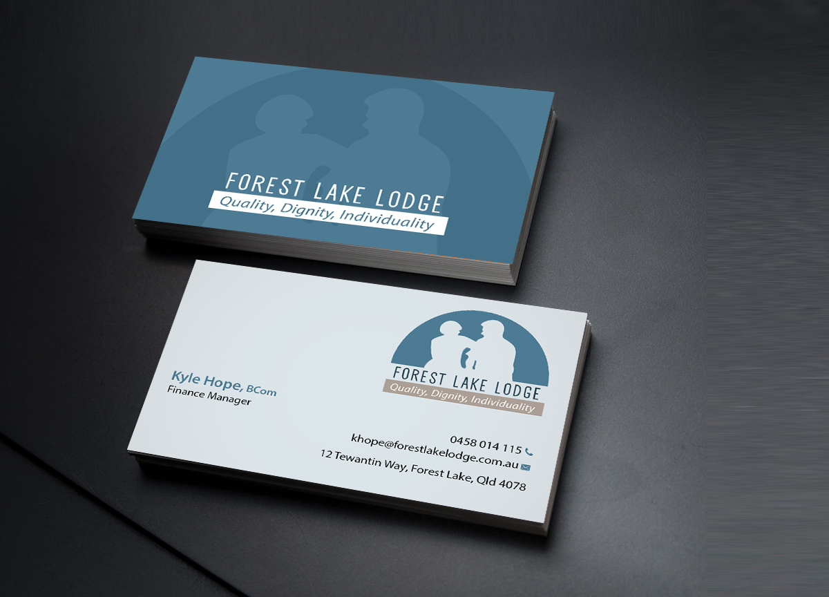 Business Card Design by Creations Box 2015 for Forest Lake Lodge | Design #10655639