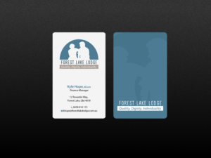 Visitenkarten-Design von Creations Box 2015 für Forest Lake Lodge | Design: #10655641