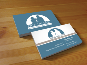 Visitenkarten-Design von Creations Box 2015 für Forest Lake Lodge | Design: #10655644
