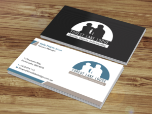 Visitenkarten-Design von Creations Box 2015 für Forest Lake Lodge | Design: #10655647