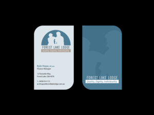Visitenkarten-Design von Creations Box 2015 für Forest Lake Lodge | Design: #10655648