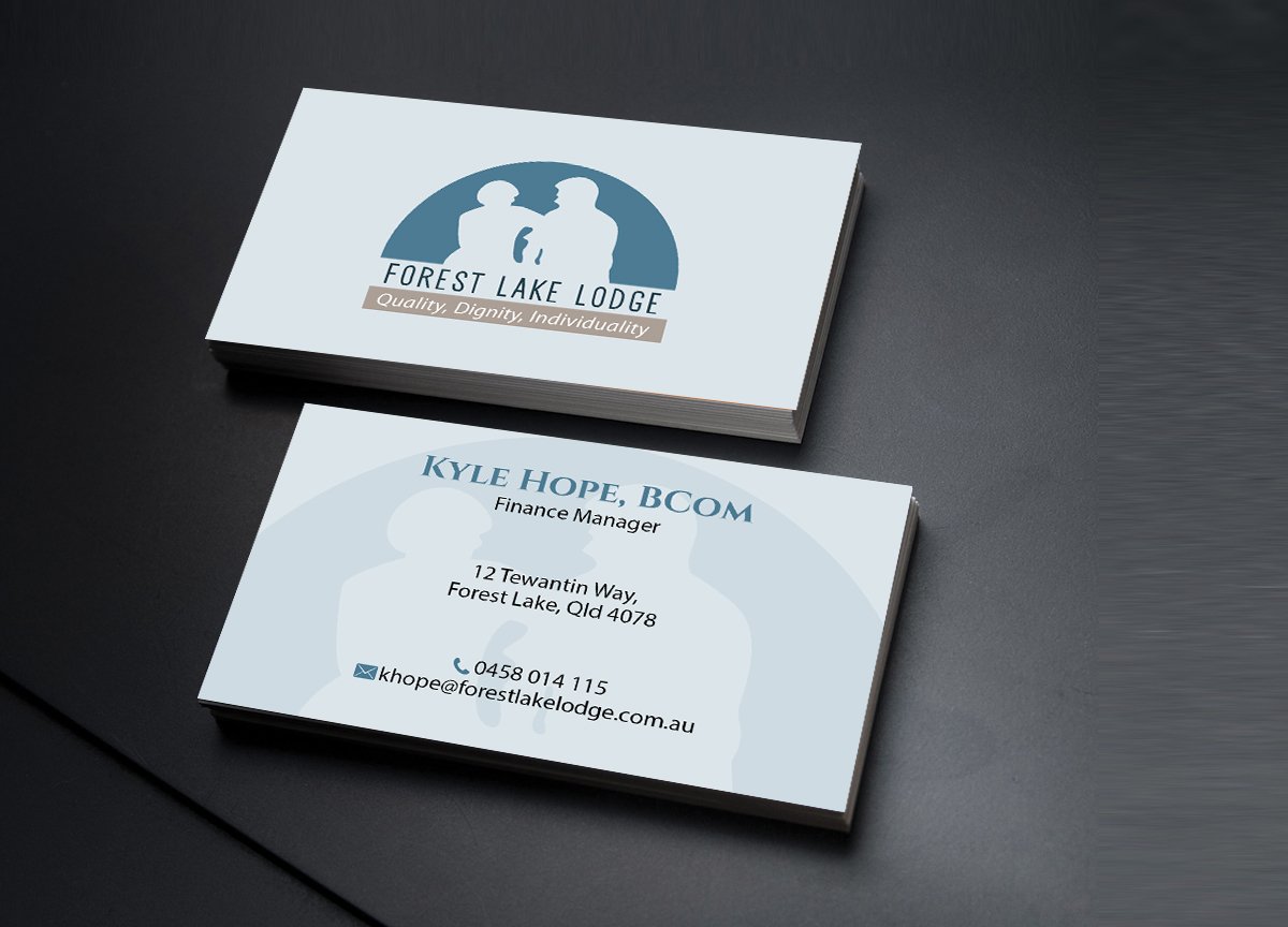 Business Card Design by Creations Box 2015 for Forest Lake Lodge | Design #10655650