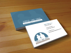 Visitenkarten-Design von Creations Box 2015 für Forest Lake Lodge | Design: #10655651