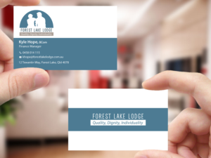 Visitenkarten-Design von Creations Box 2015 für Forest Lake Lodge | Design: #10655652