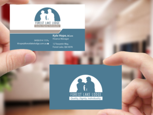 Visitenkarten-Design von Creations Box 2015 für Forest Lake Lodge | Design: #10655653