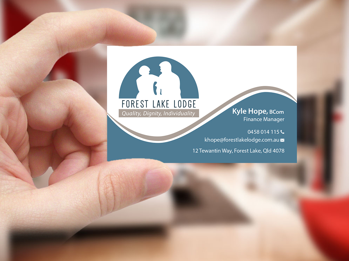 Business Card Design by Creations Box 2015 for Forest Lake Lodge | Design #10655654