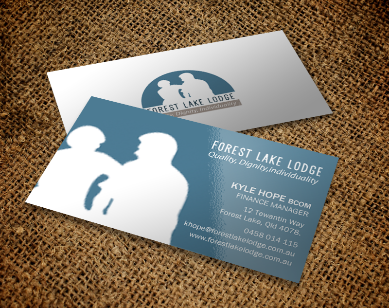 Visitenkarten-Design von Brand aid für Forest Lake Lodge | Design #10650993