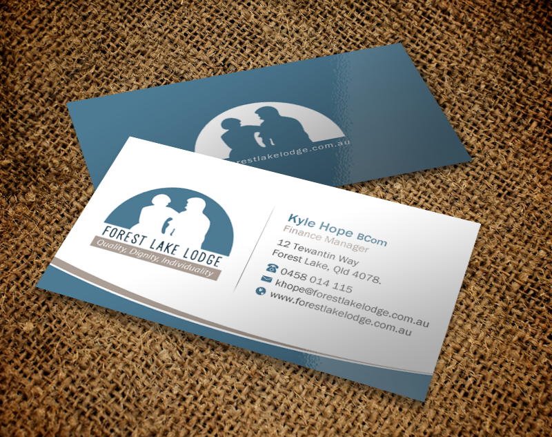 Business Card Design by Brand aid for Forest Lake Lodge | Design #10650998