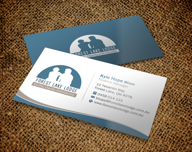 Business Card Design by Brand aid for Forest Lake Lodge | Design #10650999