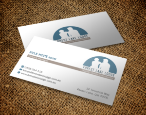 Business Card Design by Brand aid for Forest Lake Lodge | Design: #10651002