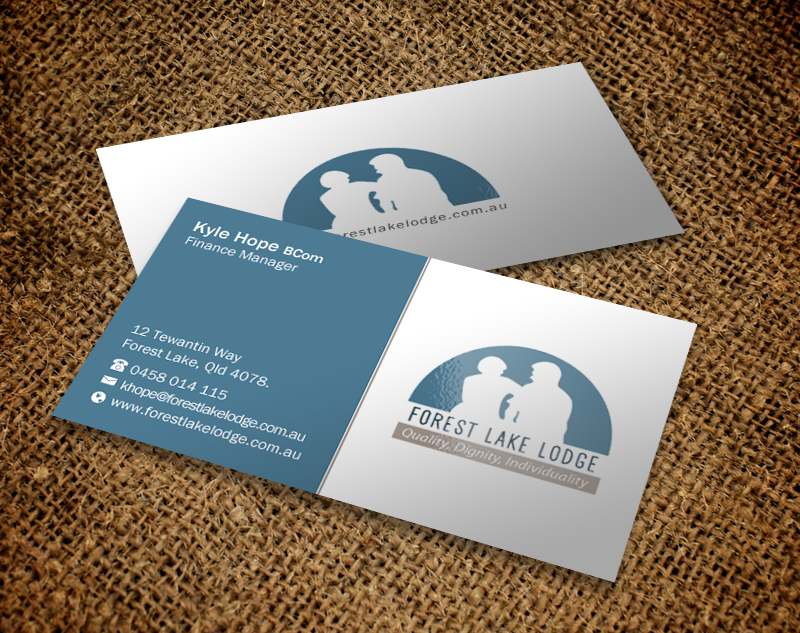 Visitenkarten-Design von Brand aid für Forest Lake Lodge | Design #10651333