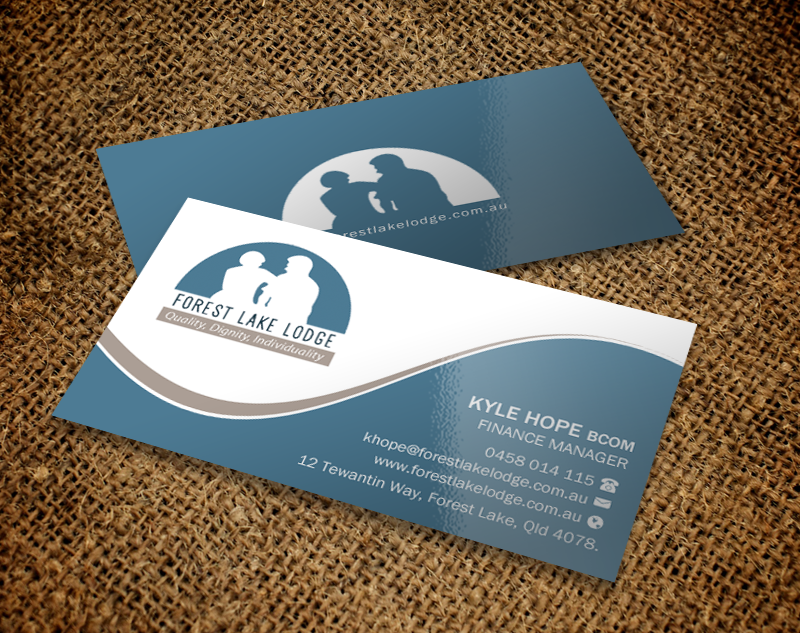 Visitenkarten-Design von Brand aid für Forest Lake Lodge | Design #10651340