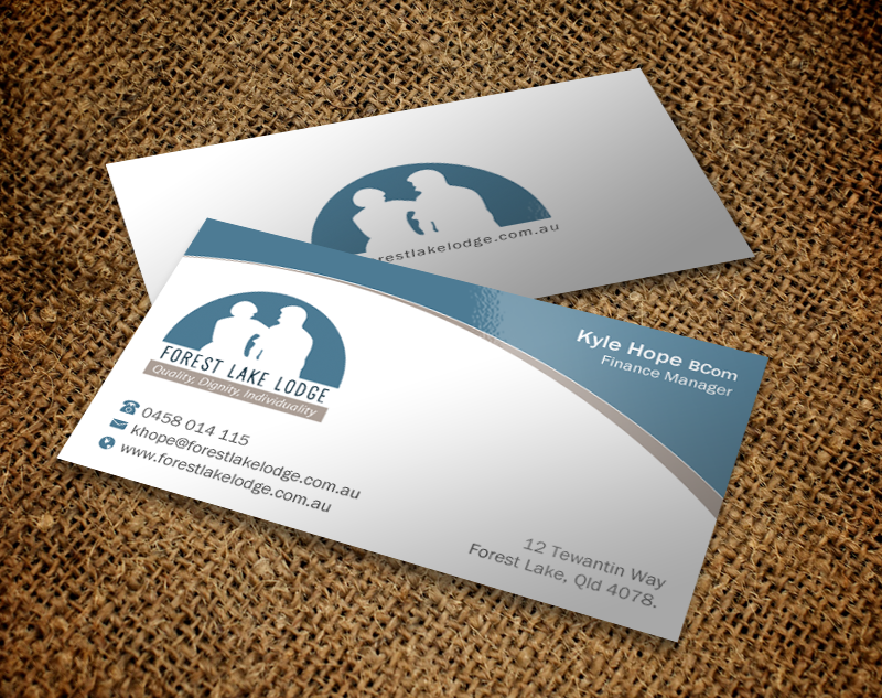 Visitenkarten-Design von Brand aid für Forest Lake Lodge | Design #10651341