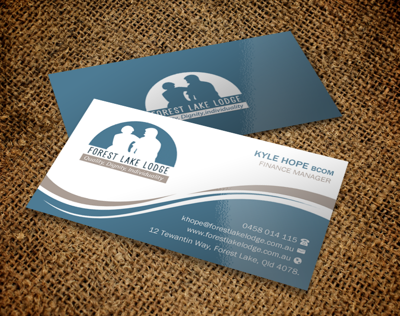 Business Card Design by Brand aid for Forest Lake Lodge | Design #10651352