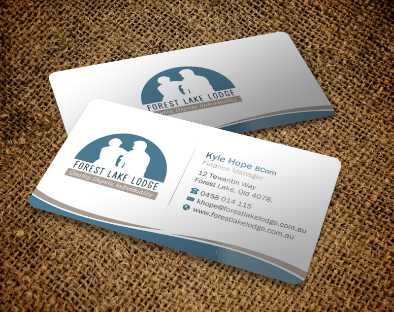 Business Card Design by Brand aid for Forest Lake Lodge | Design #10705812