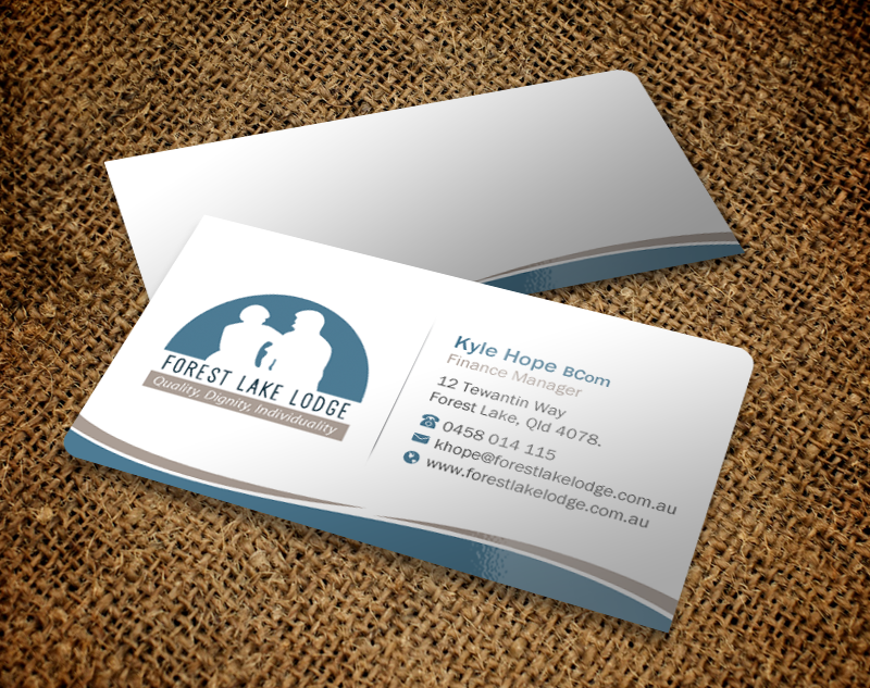 Visitenkarten-Design von Brand aid für Forest Lake Lodge | Design: #10706042