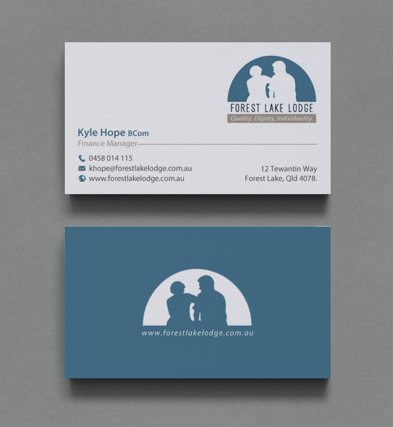 Business Card Design by chandrayaan.creative for Forest Lake Lodge | Design #10653132
