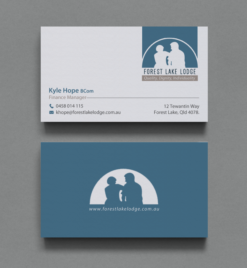 Business Card Design by chandrayaan.creative for Forest Lake Lodge | Design #10653171