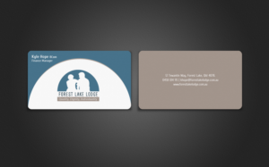 Business Card Design by chandrayaan.creative for Forest Lake Lodge | Design: #10659721