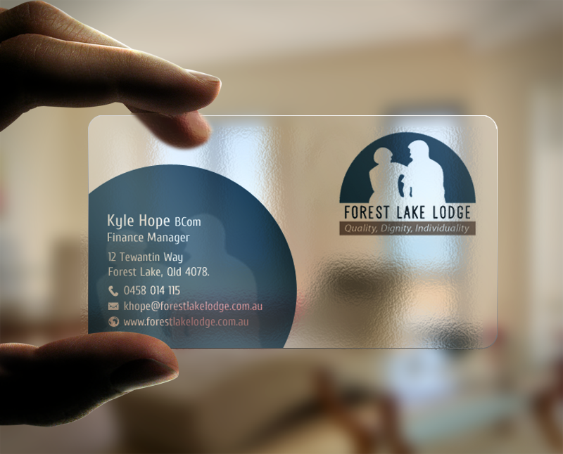 Business Card Design by chandrayaan.creative for Forest Lake Lodge | Design #10659722