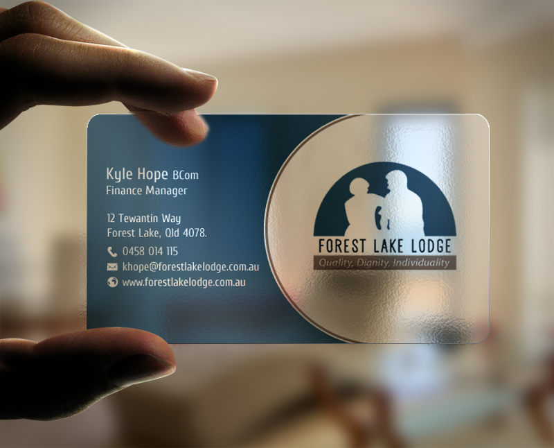 Visitenkarten-Design von chandrayaan.creative für Forest Lake Lodge | Design #10659723