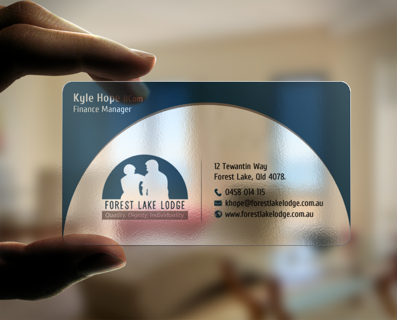 Visitenkarten-Design von chandrayaan.creative für Forest Lake Lodge | Design #10659724