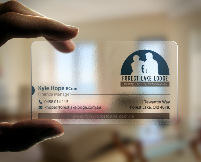 Visitenkarten-Design von chandrayaan.creative für Forest Lake Lodge | Design #10659860