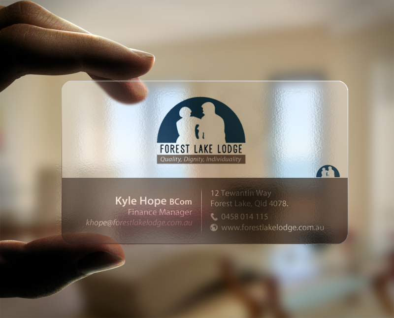 Visitenkarten-Design von chandrayaan.creative für Forest Lake Lodge | Design #10659864