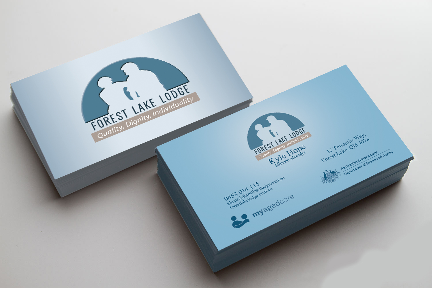 Business Card Design by th.evensen for Forest Lake Lodge | Design #10639006