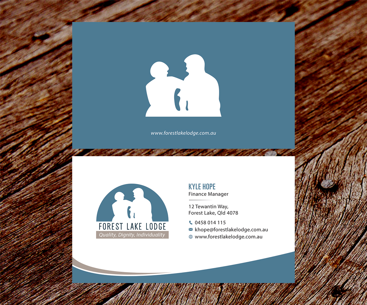 Business Card Design by SS_Designs for Forest Lake Lodge | Design #10658743