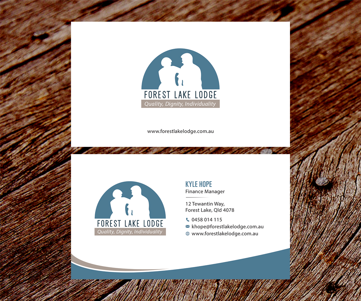 Business Card Design by SS_Designs for Forest Lake Lodge | Design #10658744