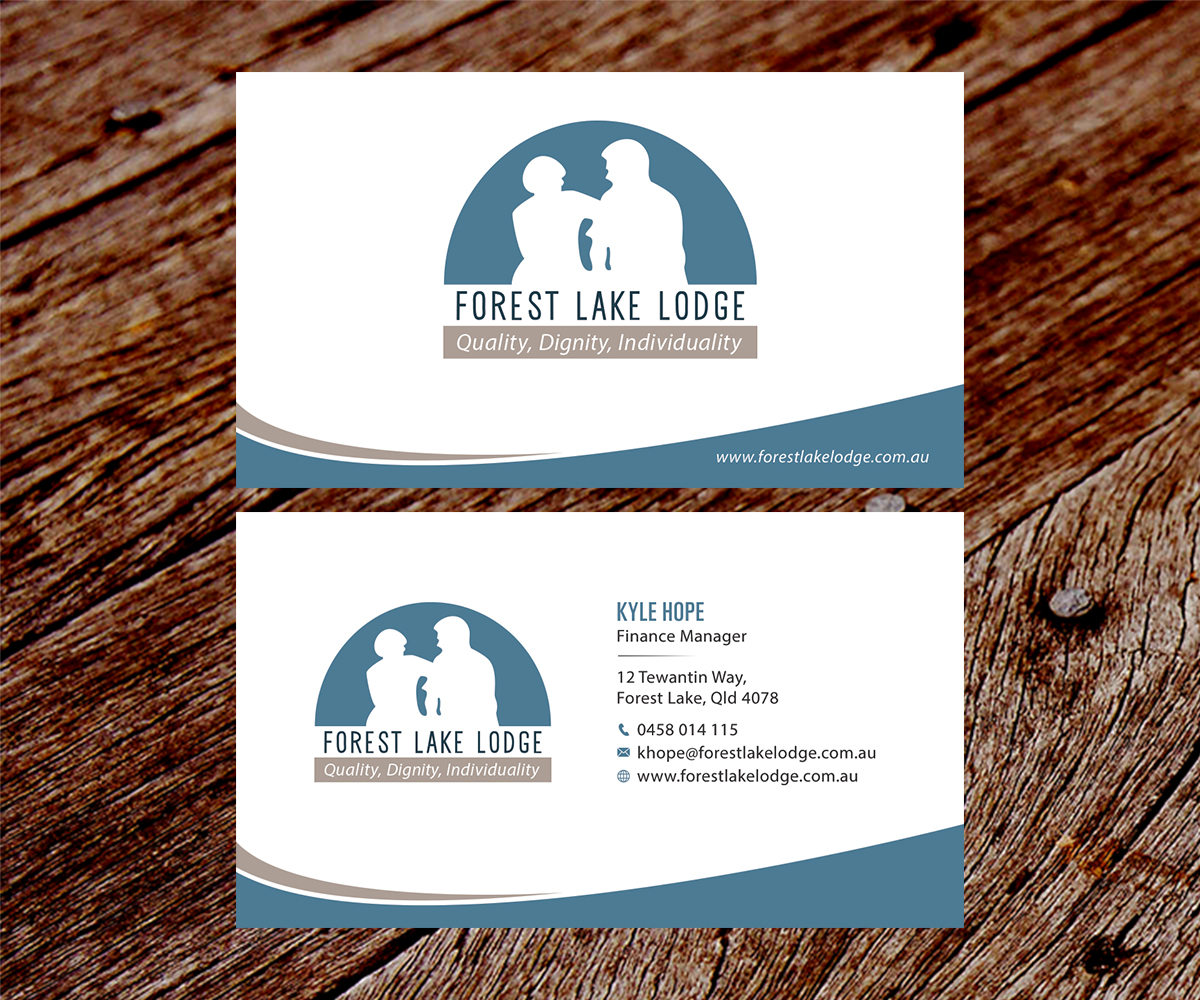 Business Card Design by SS_Designs for Forest Lake Lodge | Design #10658745