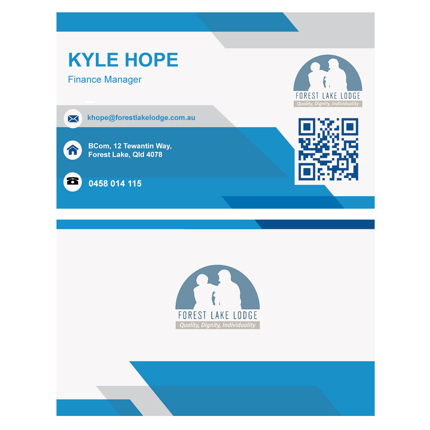 Business Card Design by tommyhen86 for Forest Lake Lodge | Design #10639305