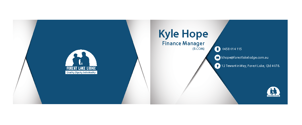 Business Card Design by Venudhar Bhatt for Forest Lake Lodge | Design #10640090