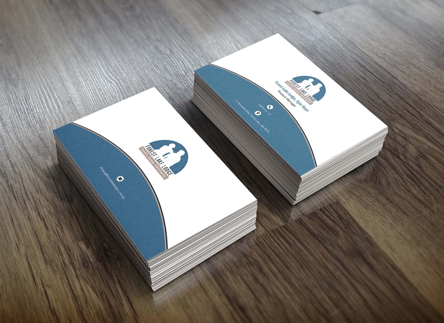 Business Card Design by RGraphic for Forest Lake Lodge | Design #10667415